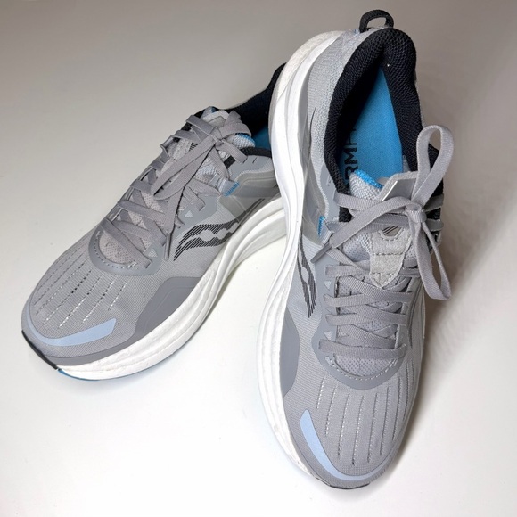 Saucony Men\'s Tempus Athletic Running Shoes Gray / White Size - 10 main image 7